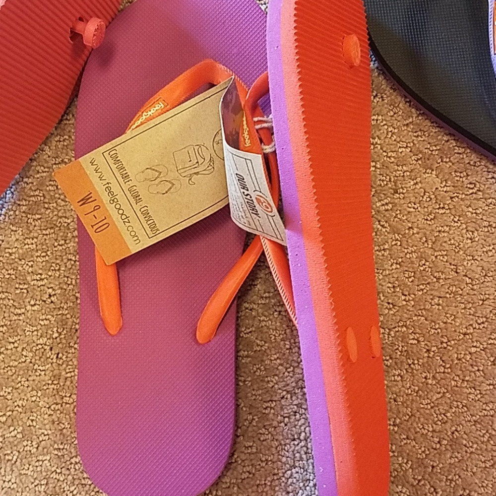 Feelgoodz Flip Flopz..colors colors colors - Picture 7 of 8